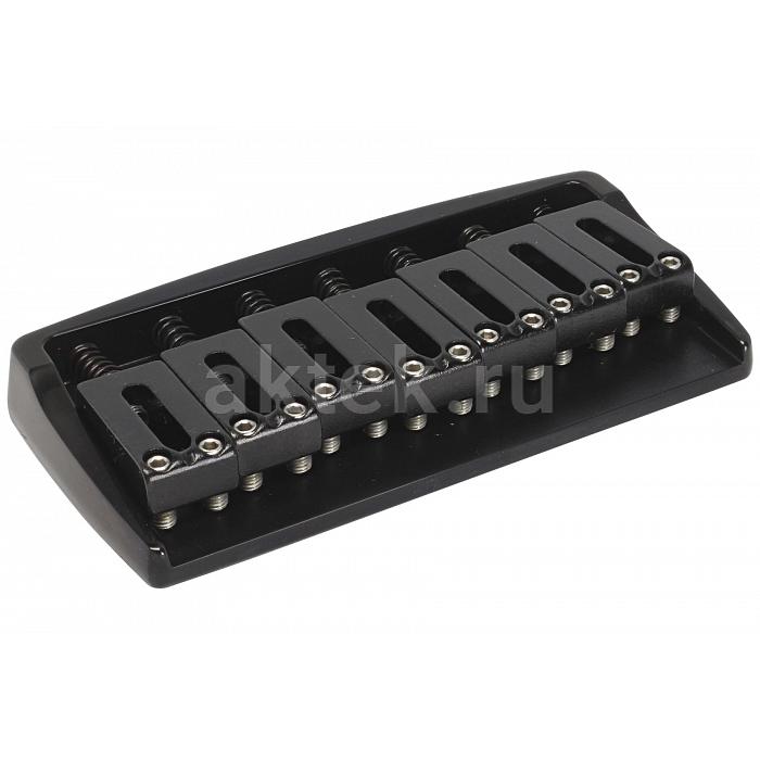 Gotoh 510FX-7-B фиксированный бридж для 7-струнной электрогитары, чёрный