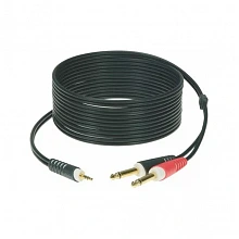 Klotz AY5-0100 Y-кабель mini-Jack TRS–2×Jack TS, 1 м