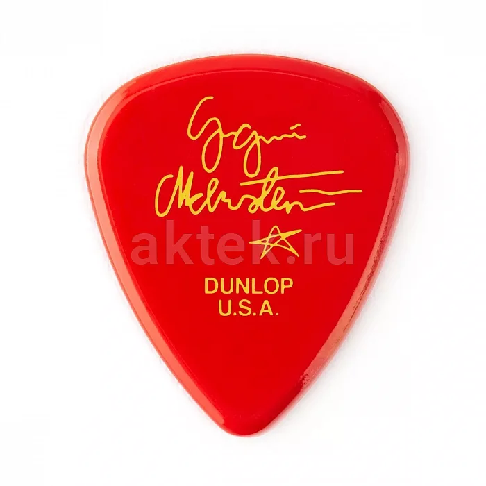 Dunlop YJMP02RD Yngwie Malmsteen 2.0mm 6Pack гитарные медиаторы, delrin 3