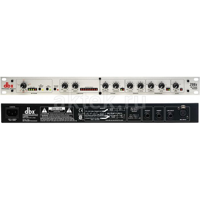 Микрофонный предусилитель/процессор dbx 286S 3