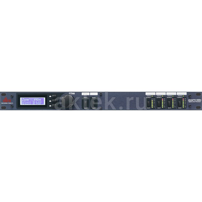 Процессор эффектов dbx 640m 2