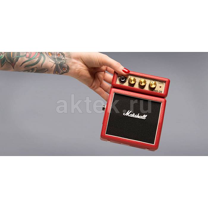 Гитарный транзисторный микрокомбо MARSHALL MS-2R MICRO AMP (RED) 8