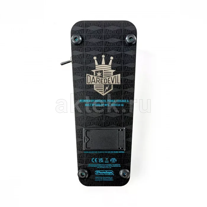 Dunlop DD95FW Cry Baby Daredevil Wah педаль эффектов 4