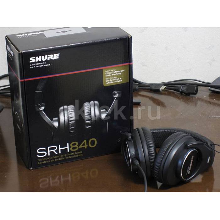 Мониторные наушники SHURE SRH840 4