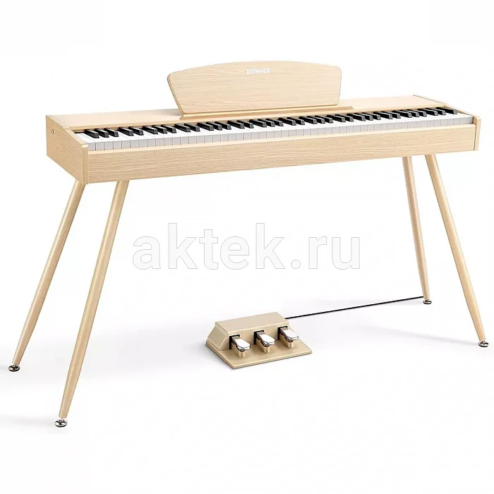 Donner DDP-80 Natural Wood цифровое пианино, 88 клавиш, молоточковая механика