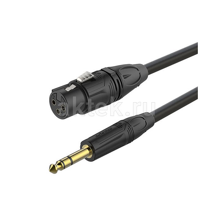 ROXTONE PMXJ430/10 аудиокабель XLR–Jack 6,3, 10 м, 2×0,30 мм² 2