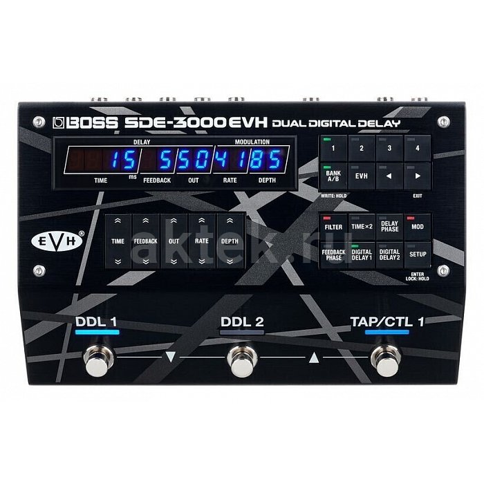 Гитарная педаль дилея Boss SDE-3000 EVH Dual Delay 11
