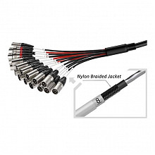 ROXTONE SCDE0804L10 аналоговый мультикор 10 м, 8×4 XLR 3 ROXTONE SCDE0804L10 аналоговый мультикор 10 м, 8×4 XLR 3