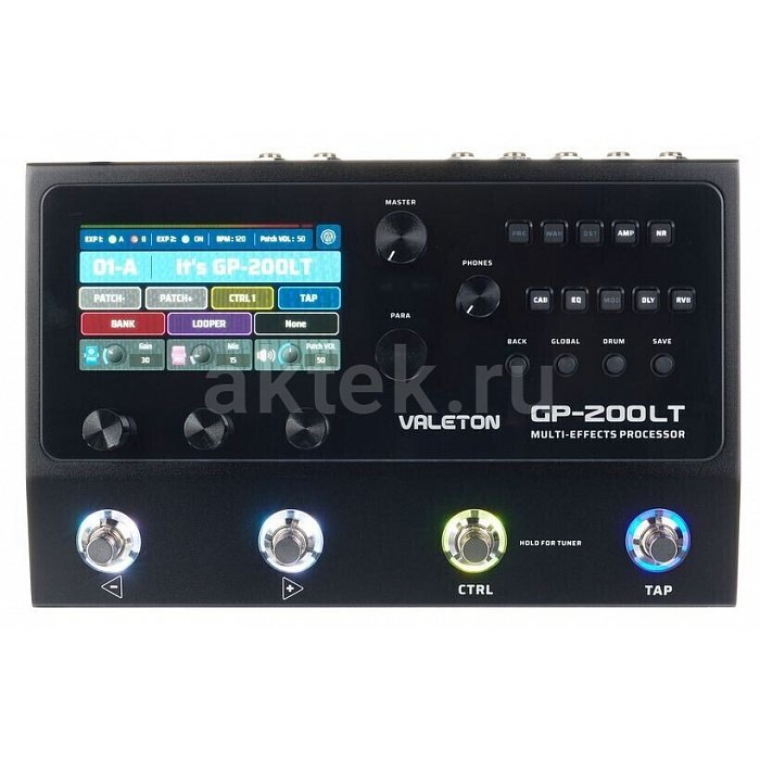 Процессор эффектов Hotone Valeton GP-200LT 10