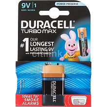 Батарея крона DURACELL TURBO MAX 6LR61