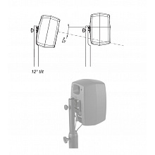 Genelec 8000-400 напольная стойка для мониторов 8040-8050, 8340-8350 2