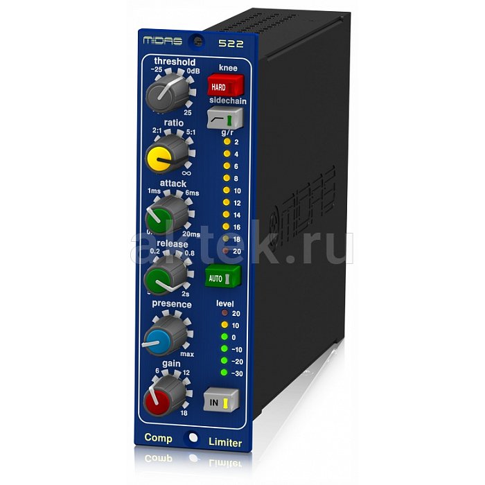 MIDAS COMPRESSOR LIMITER 522 V2 компрессор-лимитер, presence-контроль
