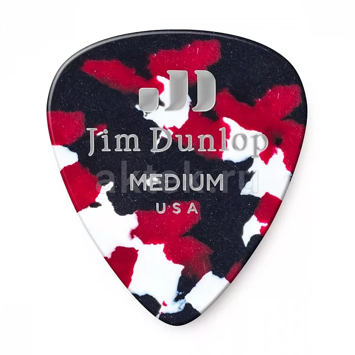 Dunlop 483P06MD Celluloid Confetti Medium 12Pack медиаторы, целлулоид, 12 шт