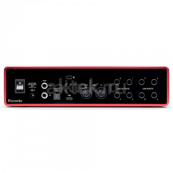 Аудио интерфейс USB FOCUSRITE Scarlett 18i8 3rd Gen 5