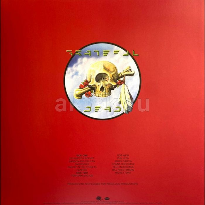 Виниловая пластинка GRATEFUL DEAD - TERRAPIN STATION 180 GRAM BLACK VINYL 12" 2