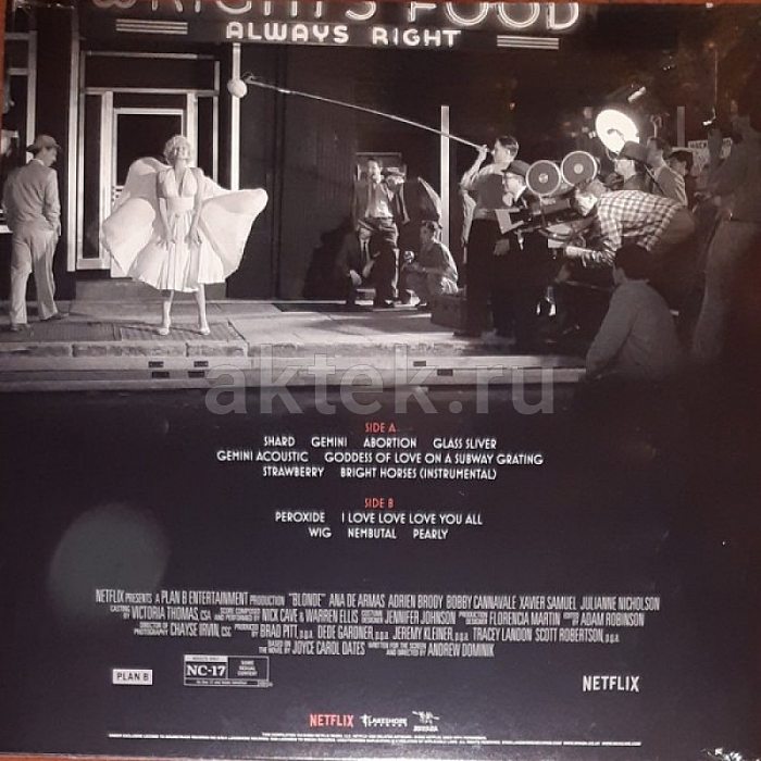 Виниловая пластинка NICK CAVE & WARREN ELLIS - BLONDE 180 GRAM PINK VINYL 12" 2