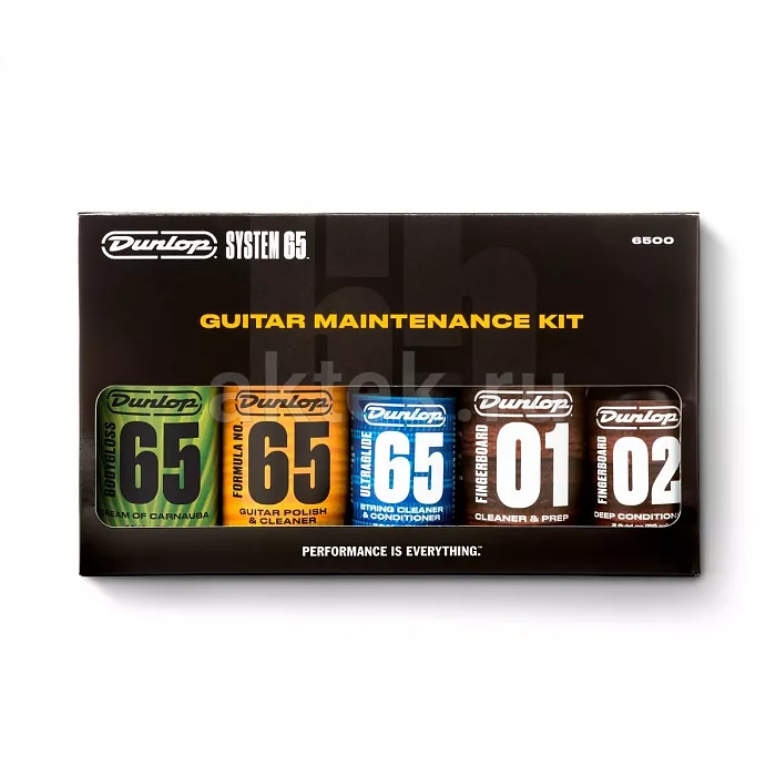 Dunlop 6500 Guitar Maintenance Kit пять средств ухода за гитарой