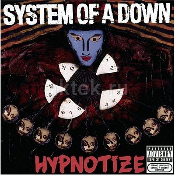 Виниловая пластинка SYSTEM OF A DOWN - HYPNOTIZE 180 GRAM BLACK VINYL 12"