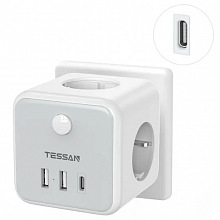 Сетевой фильтр Tessan TS-301-DE-C Grey