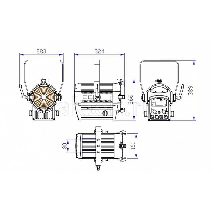 SILVER STAR SS5232SWD FREZNO 100SD прожектор френеля, 3200 К 4