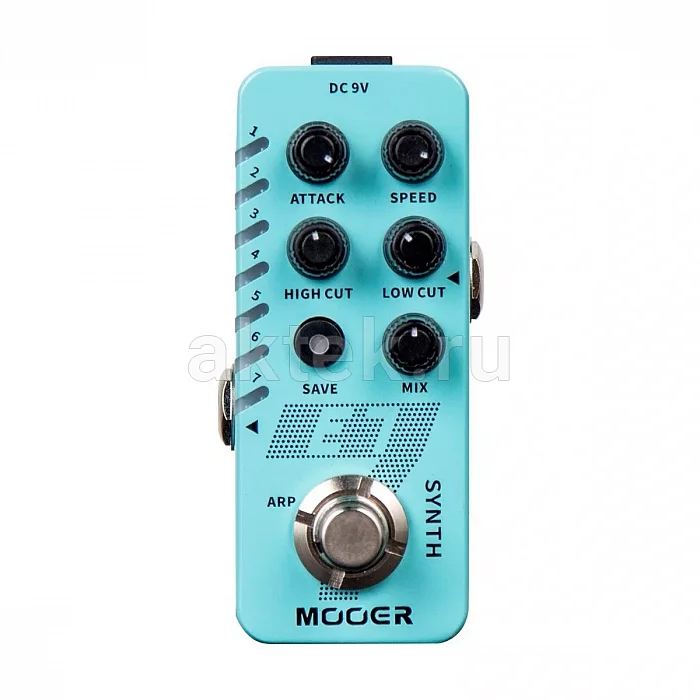 Mooer E7 Synth педаль эффектов 3