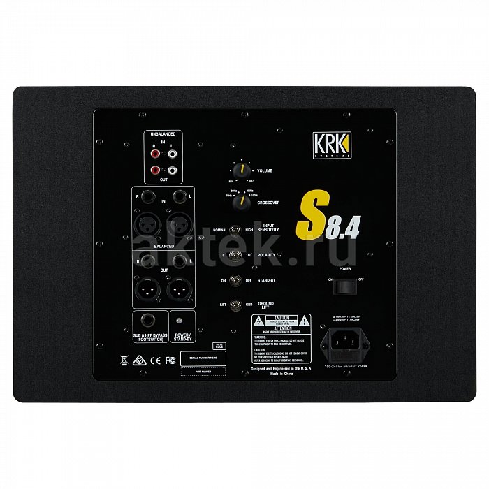 Студийный сабвуфер KRK ROKIT S8.4 Powered Studio Subwoofer 3