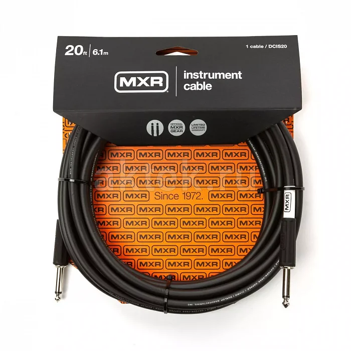 MXR DCIS20 инструментальный кабель, 6 м, спиральный экран