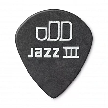 Dunlop 482P100 Tortex Pitch Black Jazz медиаторы, 1 мм 3