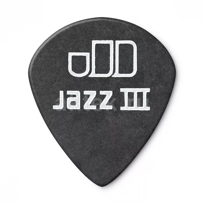 Dunlop 482P100 Tortex Pitch Black Jazz медиаторы, 1 мм 3