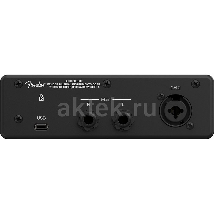 USB-C аудиоинтерфейс Fender Quantum LT2 2x2 3