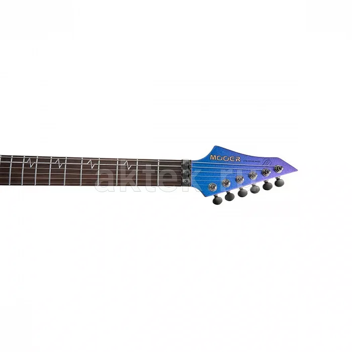 Mooer MMT100 FR Aurora электрогитара, фиолетовый, HH, 24 лада 5