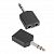 Adam Hall 7546 Black адаптер 2×TRS6.3-F-stereo–TRS6.3-M-stereo