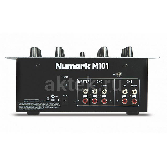 Двухканальный компактный микшер NUMARK M101 2