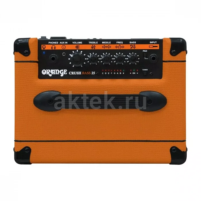 Orange CRUSH BASS 25 оранжевый басовый комбоусилитель, 25 Вт, 8″ 4