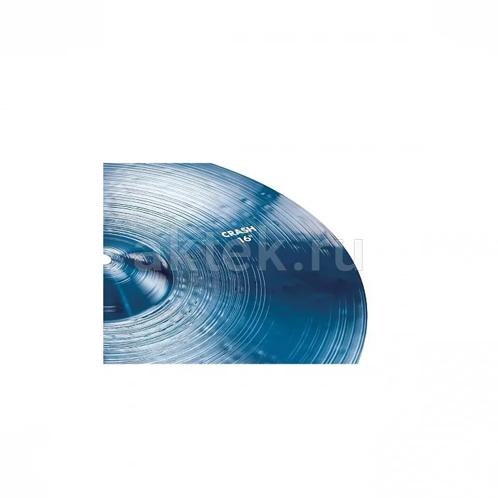 Paiste 16" 900 Color Sound синяя крэш-тарелка для ударной установки 3
