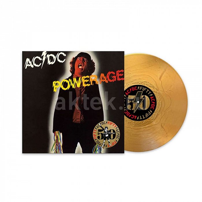 Виниловая пластинка AC/DC - POWERAGE 50TH АNNIVERSARY ЕDITION 180 GRAM GOLD VINYL 12" 4