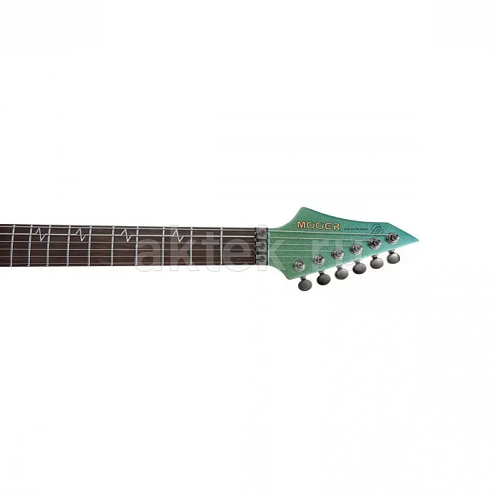 Mooer MMT100 FR Aurora электрогитара, зеленый, HH, 24 лада 5