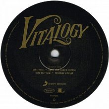 Виниловая пластинка PEARL JAM - VITALOGY VINYL EDITION BLACK VINYL 12" 3