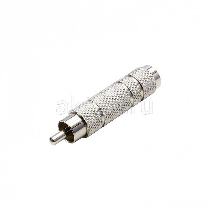 Adam Hall 7541 Silver адаптер TS6.3-F–RCA-M