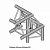 Dura Truss DT 33 C32-LU угловая секция фермы, 90°