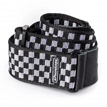 Dunlop D3831BK Classic Black/White Check гитарный ремень 2