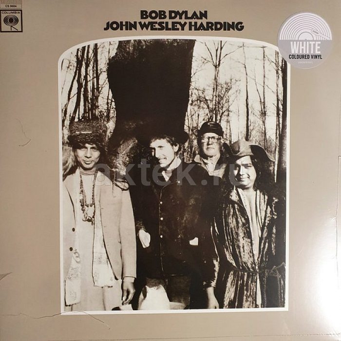 Виниловая пластинка BOB DYLAN - JOHN WESLEY HARDING 180 GRAM WHITE VINYL 12"