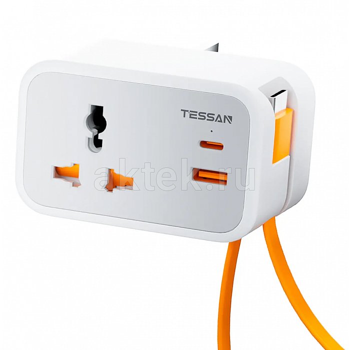 Сетевой фильтр Tessan TS-TA01ALDE Grey
