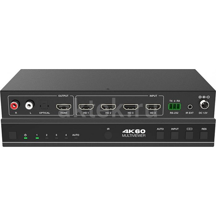 Digis SS-MV41-2 HDMI-мультивьюер 4×1 4K60 с масштабированием 3