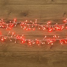 Гирлянда "Мишура" NEON-NIGHT 288x18 Вт LED 3м красный