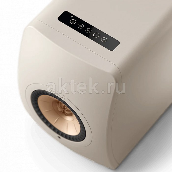 KEF LS50 Wireless II Sand Shell беспроводная акустика, Wi-Fi, бежевый 4