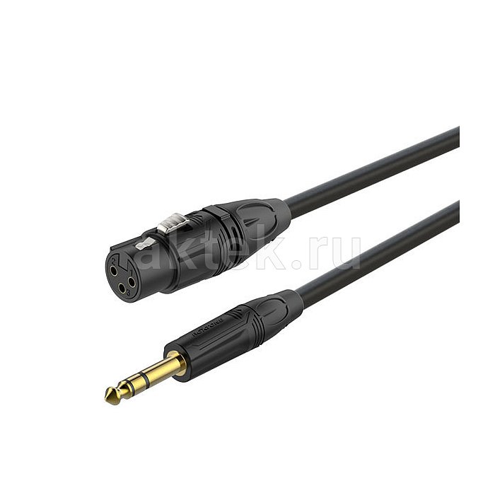 ROXTONE GMXJ220/3 аудиокабель XLR–Jack 6,3, 3 м 2