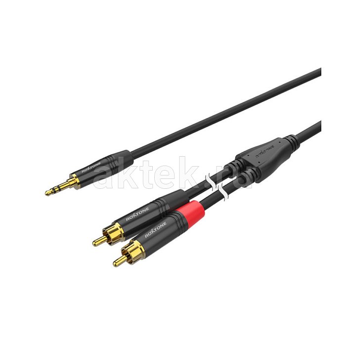 ROXTONE PACC150/3 аудиокабель Jack 3,5–RCA, 3 м 2