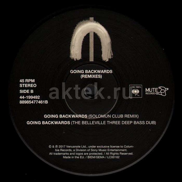 Виниловая пластинка DEPECHE MODE - GOING BACKWARDS (REMIXES) BLACK VINYL 12" 4