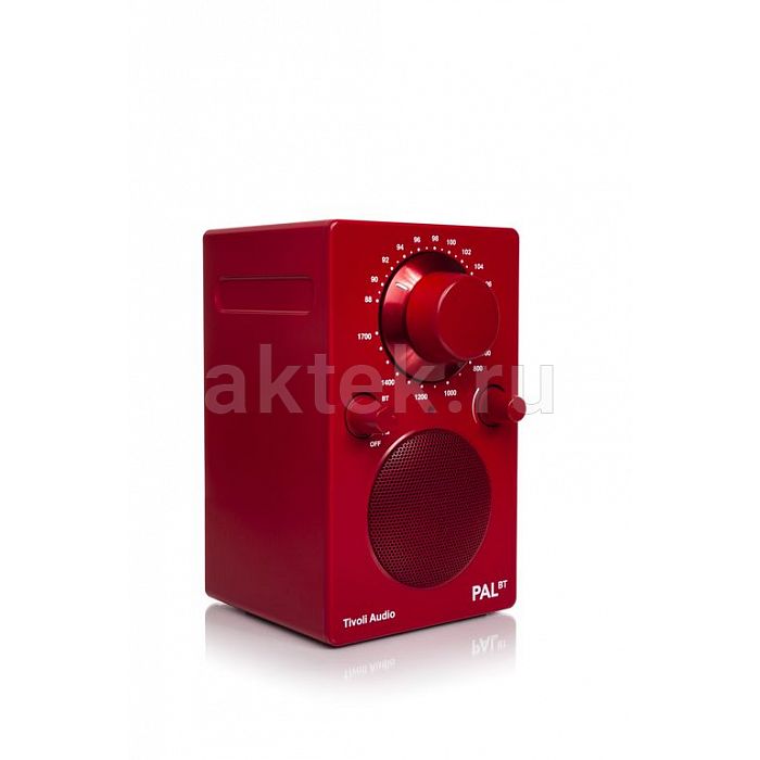 Tivoli PAL BT Red портативный Bluetooth-радиоприёмник с аккумулятором 9